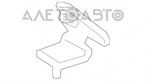 Left tailgate hinge Porsche Macan 15-