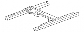 Driver's seat longitudinal adjustment motor A3 8V 15-20 with bracket without runners