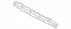 Lower grille front bumper Audi A3 8V 17-20 rest