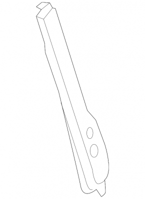 Rear bumper seal, inner left, Audi A5 F5 18-19 S-Line