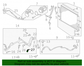 Kia Niro 19-22 EV air conditioning hose sensor