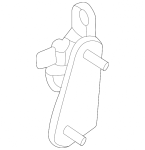 Upper rear right door hinge Mercedes W167 GLE 350 450 20-23