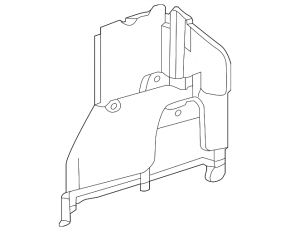 Battery housing Infiniti QX30 17- plastic