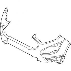 Front bumper bare Ford Ecosport 18-22