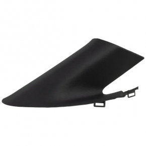 Upper left rear pillar trim for Lincoln MKZ 17-20 black, in front of the window, scratches, broken mount, whitened plastic on the mount
