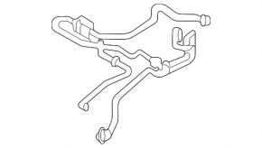Ford Bronco Sport 2015-2016 1.5T Fuel Vapor Pressure Valve with Tubes