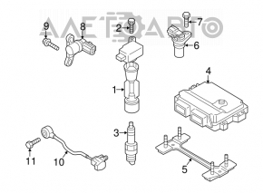 Ignition coil Mazda 3 14-18 BM