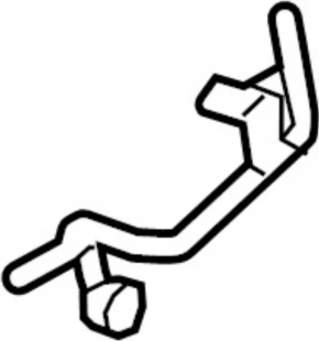 Left turbine cooling pipe, Infiniti Q50 17-20 3.0T return