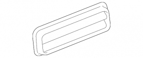 Left ventilation shield Mercedes W211
