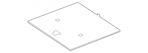 Mercedes W221 trunk floor