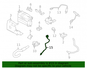 Exhaust Gas Temperature Sensor Nissan Rogue Sport 17-