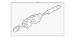 Steering column switches guitar assembly Infiniti G25 G35 G37 4d 06-13