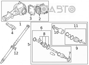Gearbox bracket Subaru Impreza 17-23 automatic transmission