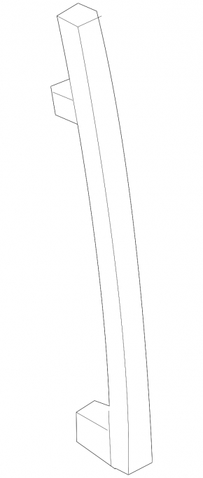 Front Left Door Glass Guide Buick Encore 17-19