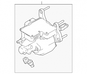 Nissan Leaf 11-14 brake master cylinder with vacuum booster assembly