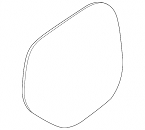 Audi e-tron GT 22-24 Charging Port Cover