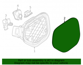 Audi e-tron GT 22-24 Charging Port Cover
