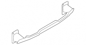 Rear bumper reinforcement BMW X5 F15 14-18 EUR