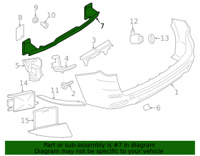 Rear Bumper Reinforcement BMW X5 F15 14-18