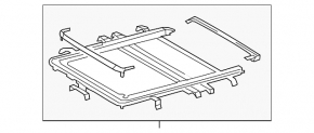 Sunroof Assembly for Toyota Highlander 2008-2013
