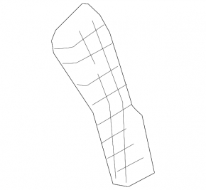 Rear left mudguard Nissan Leaf 18-