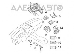 Porsche Cayenne 958 11-17 Boot Door Close Button