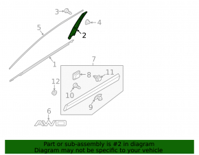 Door trim side front right Kia Sorento 16-20
