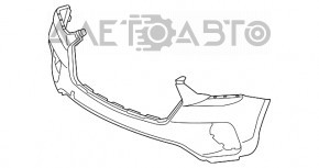 Front bumper bare Hyundai Santa Fe 17-19