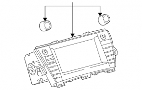 Monitor, display, navigation Toyota Prius 30 10-15 JBL