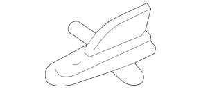 Mitsubishi Eclipse Cross 18-24 fin antenna