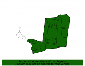 Computer, immobilizer Toyota Prius V 12-16 with bracket