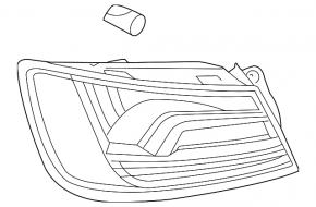 Audi A3 8V 15-16 4D Usa LED Outer Wing Light Left