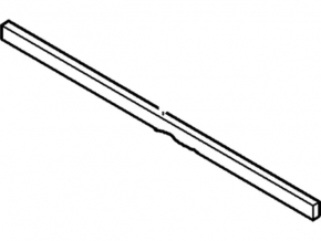 Lower radiator deflector Ford Flex 13-19 rest