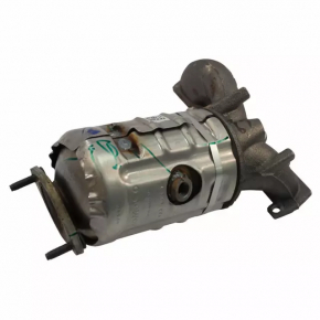 Front exhaust manifold with catalytic converter Ford Explorer 11-15 3.5