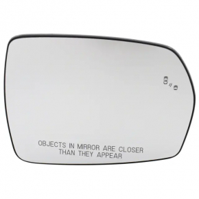 Right mirror element for Ford Edge 19-24, heated, BSM