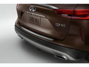 Rear bumper trim upper chrome Infiniti QX50 19- scratches
