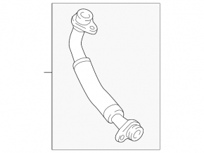 Audi Q5 80A 21-24 MHEV Turbocharger Oil Drain Pipe