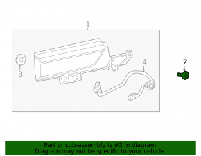 Left Chevrolet Volt Tail Light Screws 16-set