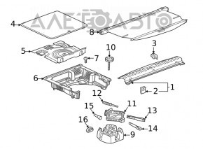 Tow Hook Chevrolet Volt 16-