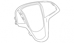 Steering wheel cover Cadillac CTS 14-