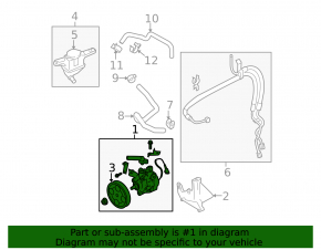 Subaru Outback 13-14 Power Steering Pump
