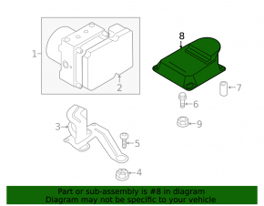SRS AIRBAG module airbag computer BMW 4 F32/33/36 14-20