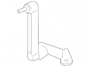 Body position sensor with rod rear BMW 3 F30 12-14