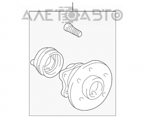 Rear right hub Toyota Celica 99-05 Febest