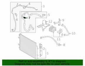 Audi Q4 e-tron 22-25 Air Conditioner Pressure Sensor