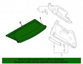 Rear Luggage Shelf BMW i3 14-20