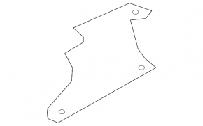 Front left underbody protection bracket for BMW 5 G30 17-23