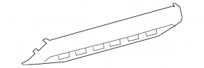 Rear Bumper Lip for Toyota Corolla 20-23 Hybrid, L, LE, XLE