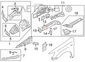 Quarter front left Mitsubishi Outlander Sport ASX 10-19