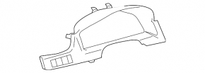 Toyota Camry V50 12-14 USA Black Front Panel Trim